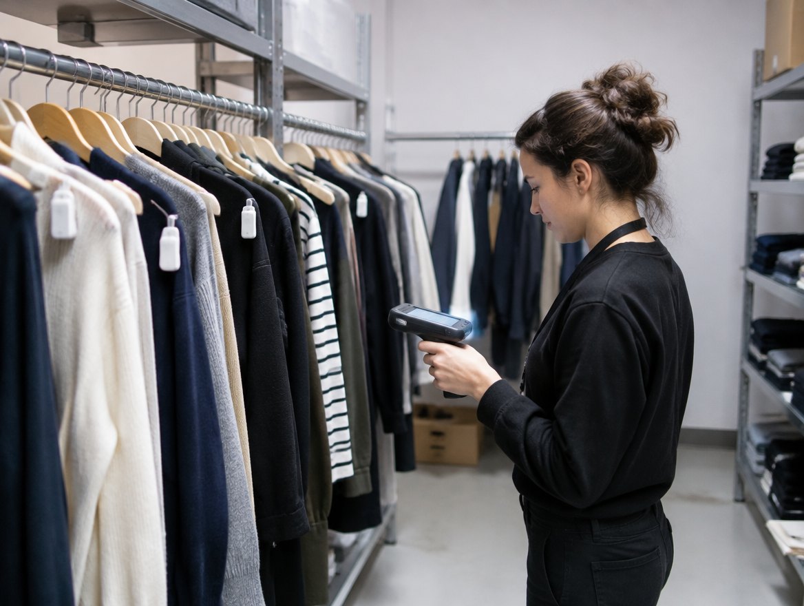 Counting tagged garments