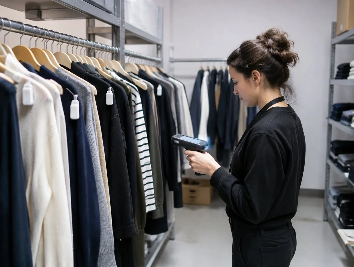 Counting tagged garments